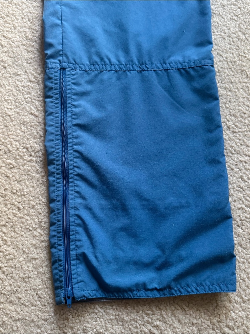 Vintage Nike Blue Cargo Pants Medium Y2K Nylon Utility Track Parachute Pants - Picture 3 of 8